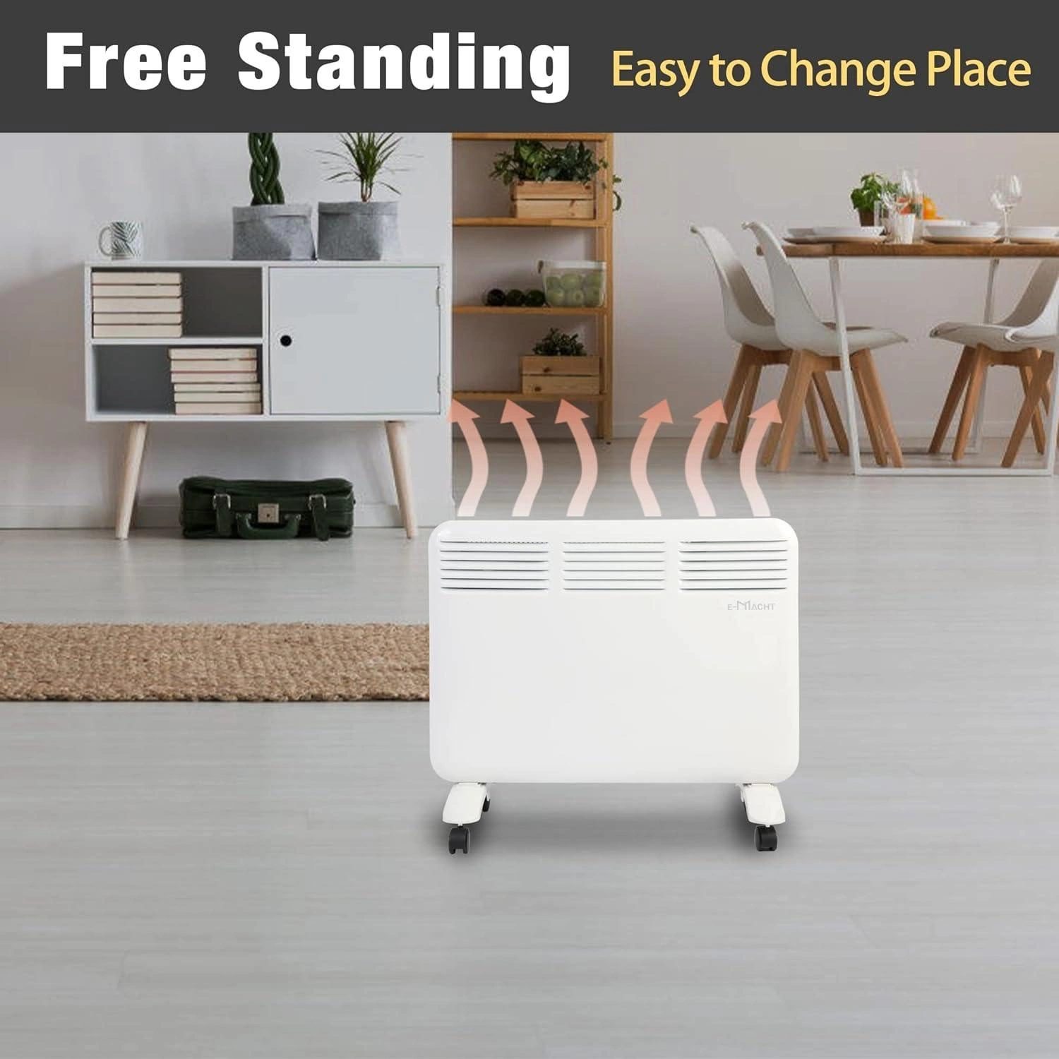 Cozy Up Fast Wall Mounted Space Heater with Smart Thermostat
